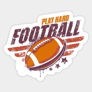 Play Hard Sticker